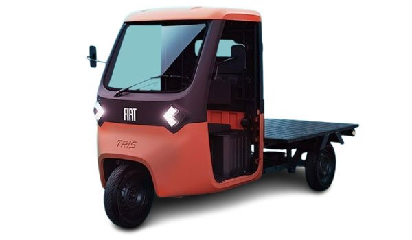 Fiat представил трёхколёсный электрический грузовичок Tris