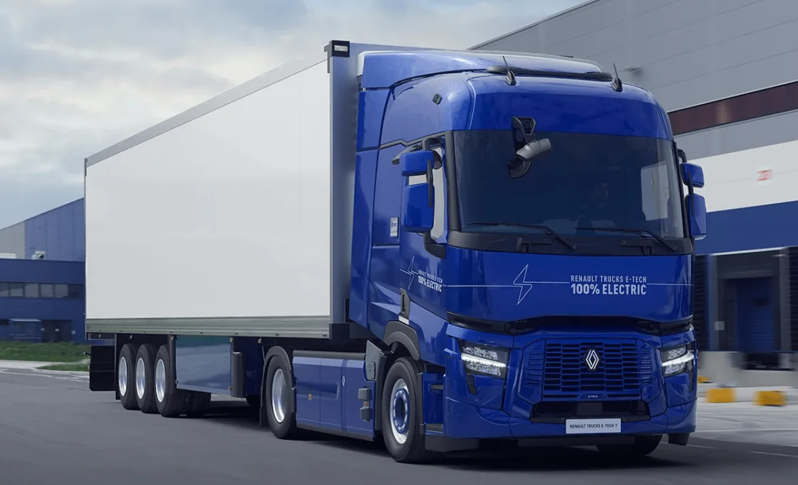 Модернизированный электрический тягач Renault E-Tech T 